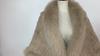 Women Real Rabbit Fur Shawl Scarf With Fox Fur Collar Winter Warm Knitted Rabbit Fur Poncho Girls Party Fashion Accessories