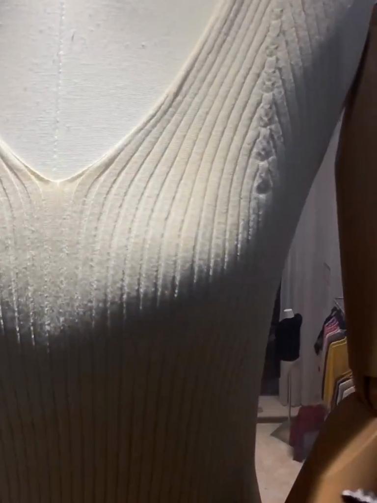 Stylish and Chic Summer Dress - Knitted Slim  Fit Spaghetti Strap Dress for Women