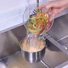 Yousheng Hanging Sink Strainer Basket Stainless Steel Colander Kitchen Food Waste Strainer Corner Sink Strainer for Efficient Draining Food Residue