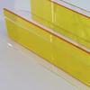 Helle Acrylvase im nordischen Stil, farbige Blumenvase, durchscheinender Blumenbehälter, Heimdekoration