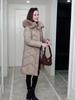 Winter Women's Jackets Hooded Loose Thick Warm Long Parkas Middle Age Female Coat