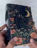 Black Cat Moon Journal | Handmade Vintage Diary with Lock | Witchy Notebook | Grimoire Journal | Book of Shadows | Leather Journal