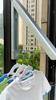 Rufe pliabile pe perete Tijă de uscare Balcon în aer liber Umerașe invizibile Spațiu Suport pentru haine din aluminiu Accesorii pentru baie pentru acasă