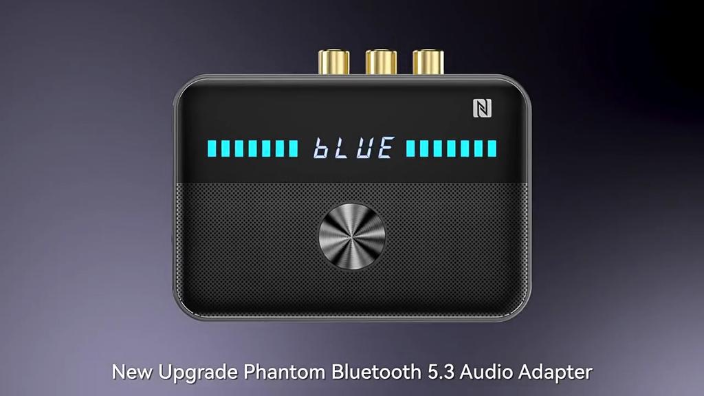 NFC Bluetooth 5.3 Receiver Transmitter Digital To Analog Converter DAC Low Latency Wireless Audio Adapter for TV PC Car Speaker