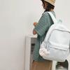 Cute Printed Backpack with Front Pocket and Side Pockets for Students and Daily Use