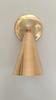 Light Raw Brass Wall Sconce Light | Italian Wall Scone Lamp | Cone Wall Lamp Scone | Mid Century Wall Scone Fixture