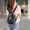 Denim Camouflage Mini Backpack Casual Fashion Women's Small Rucksack Everyday Travel Bag