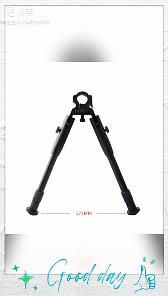 Generic Camera Bipod Aluminum Alloy Compact Support For Outdoor Photography And Telescope Use
