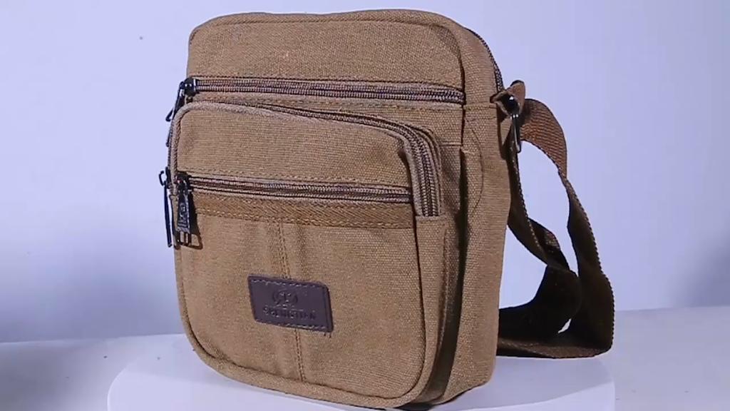 Waterproof Men's Crossbody Bag Messenger Bags Briefcase Retro Shoulder Bags