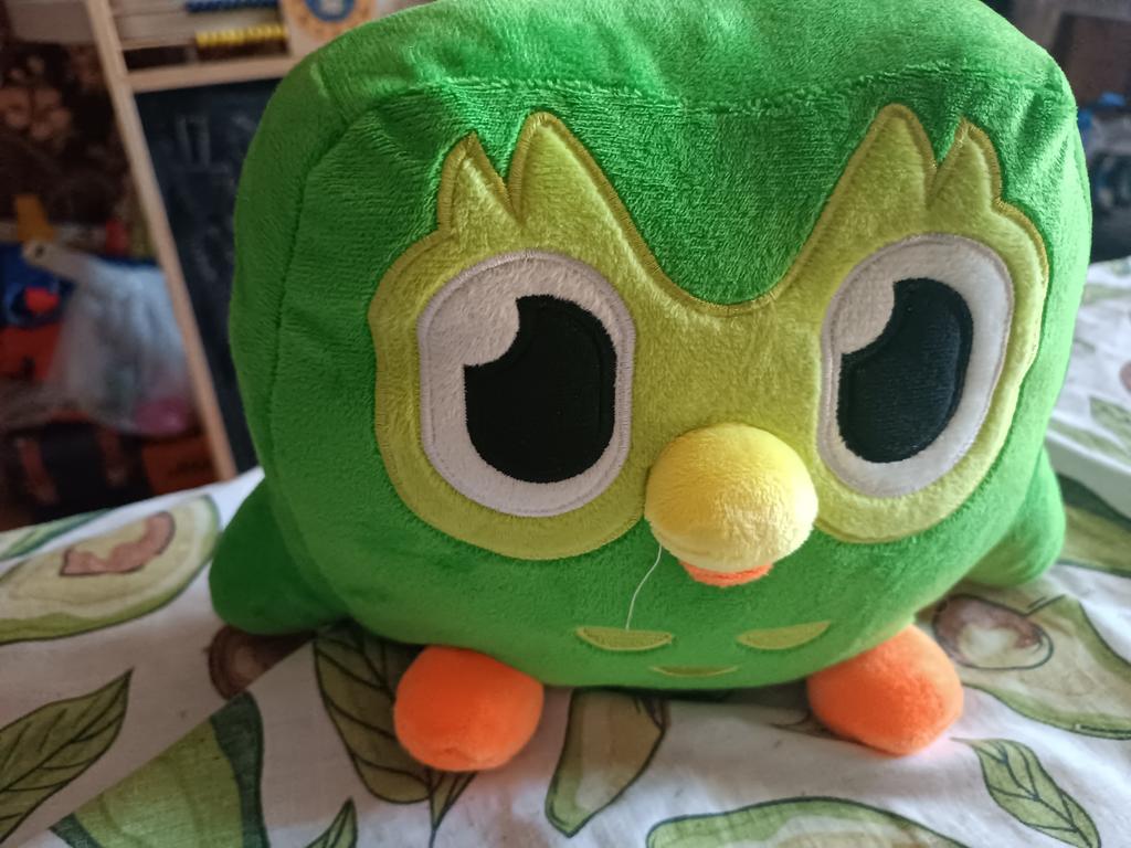 Peluche De Duolingo Juguete De Peluche De Bu00faho Duolingo Verde