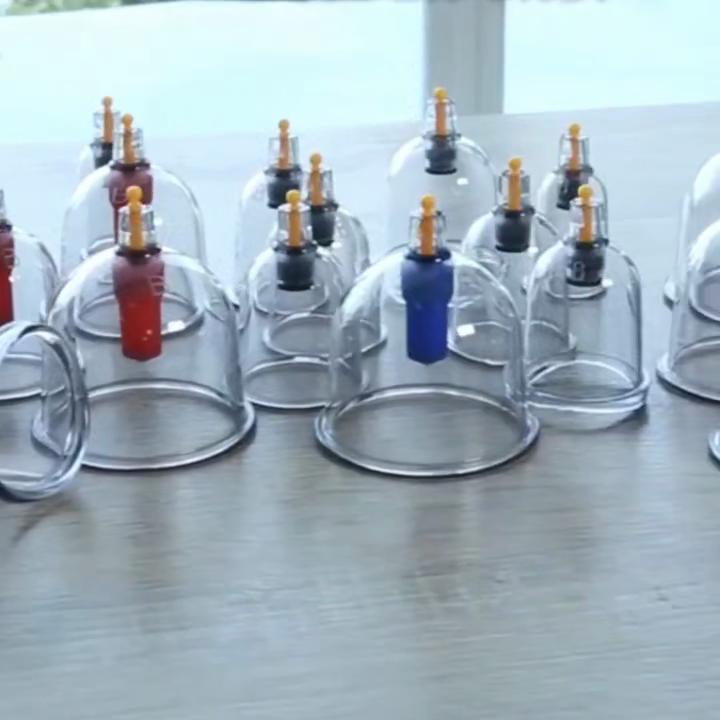 Cupping Device 12Pcs Set Vacuum Cupping For Therapy Body Massager with Magnetic Therapy Head