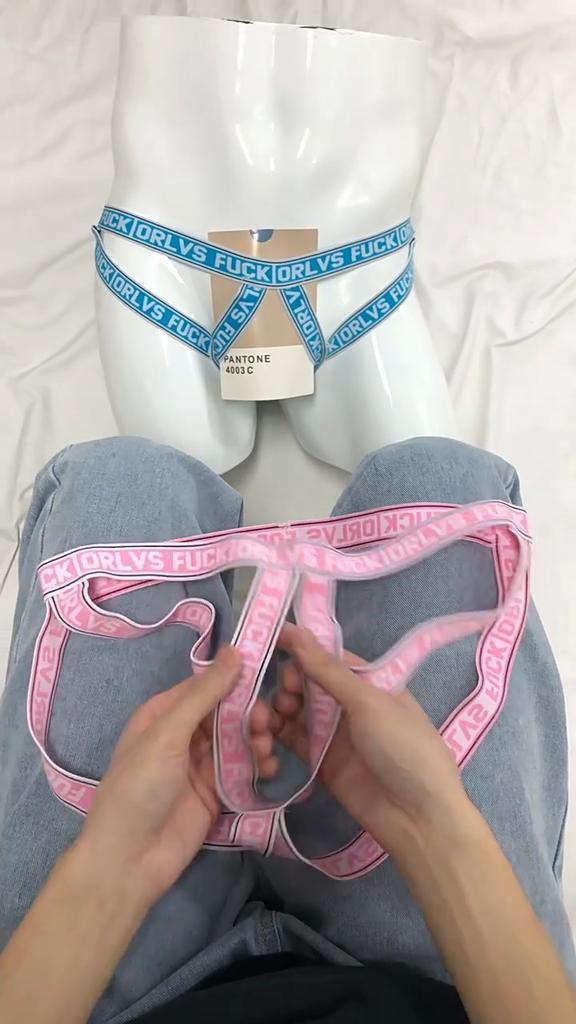 ORLVS Men Erotic Clothing New Low Waist Men Gay Briefs Underwear Cotton Soft Sexy Men's Panties Comfortable U Convex Hollow Sexy Underwear