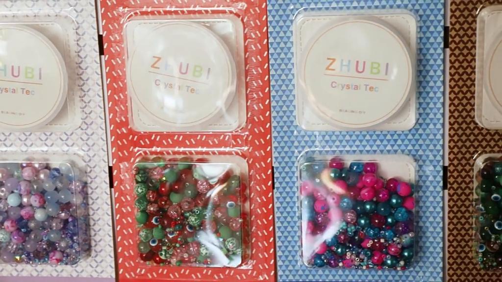 Colored Beads Cracked Gravel Separated Beads Millet Beads Combination Crystal Beads Mixed DIY Bracelet Beading Materials