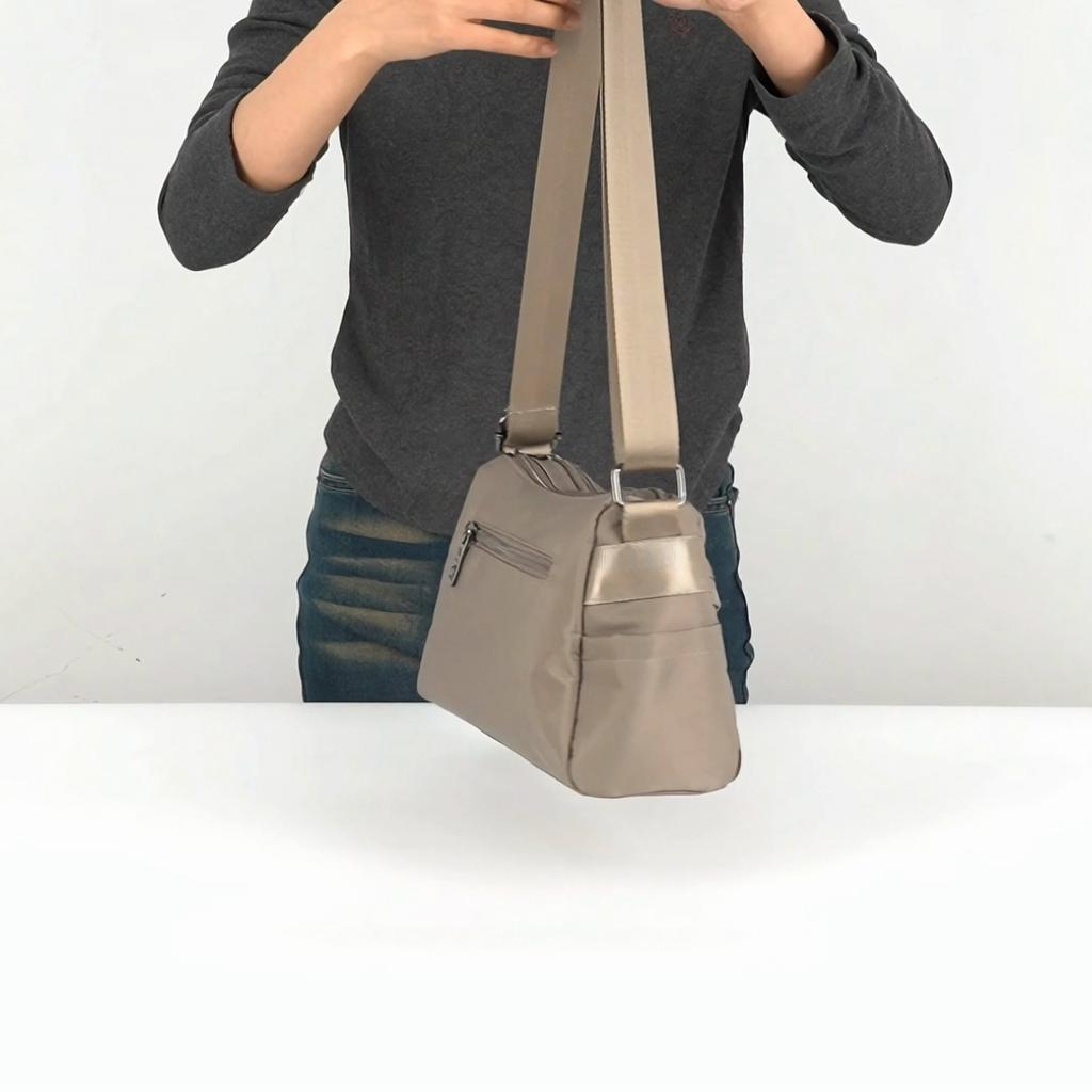 Middle-Aged Women's Bag Crossbody Bag Oxford Shoulder Bag Large Capacity Mother Bag