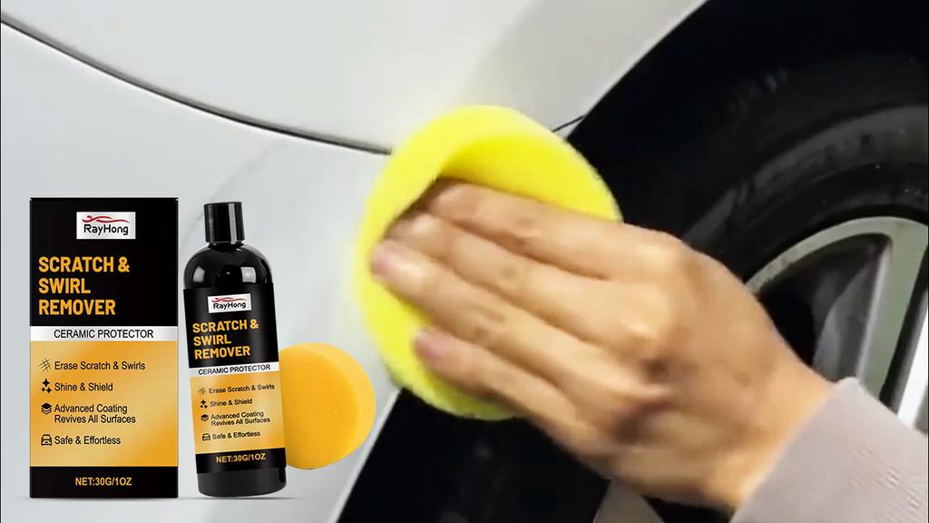 Rayhong Car Scratch Repair Kit Paint Scratch Cleaner, Polish, Renewal, Brightening, Maintenance, and Coating 30g