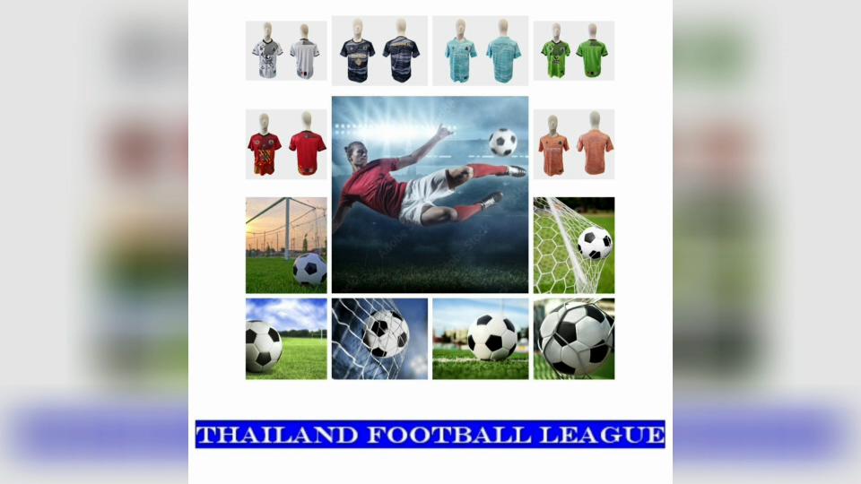 Thailand FOOTBALL League SOCCER Club Yasothon FC United TEAM Training JERSEY SHIRT Print Round Neck Unisex Men Women Quick Dry Short Sleeve Uniform