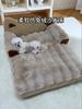 Winter Dog Cat Bedding Removable Cover Pet Sofa Bed Washable Thermal Insulation Cushion Anti Slip Bottom Chew Resistant Durable Pet Furniture