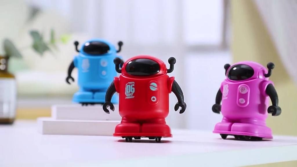 Baby Cute Desktop Intelligent Line Patrol Robot Automatic Drawing Early Childhood Education Toy Children