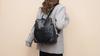 Letter Print Anti-Theft Backpack Large Capacity Women's Backpack Student Schoolbag