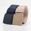 Men's Tactical Nylon Canvas Casual Belt Outdoor Training Electronic Security Check Iron-Free Tactics