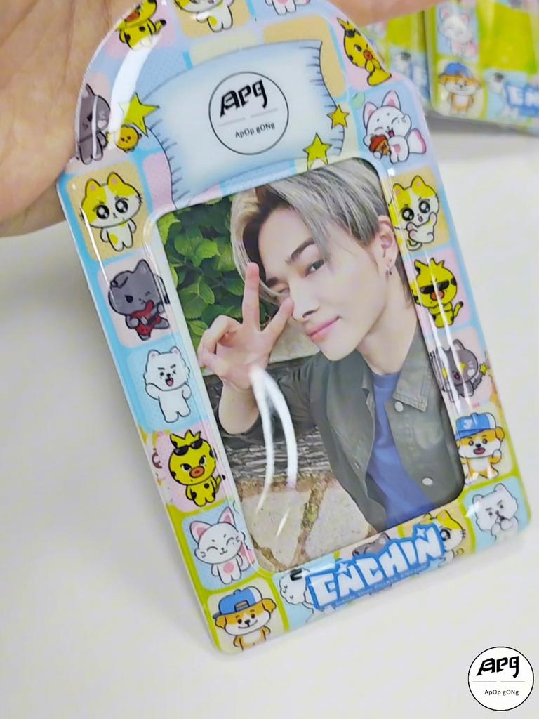 ApopGong × ENCHIN Cute Cartoon Photocard Holder
