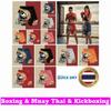 Panda Rainbow Boxing Muay Thai Kickboxing Training Shorts Print Quick Dry Martial Art Boxer Unisex Men Women Kid Fighting Fitness Sport Gym Workout