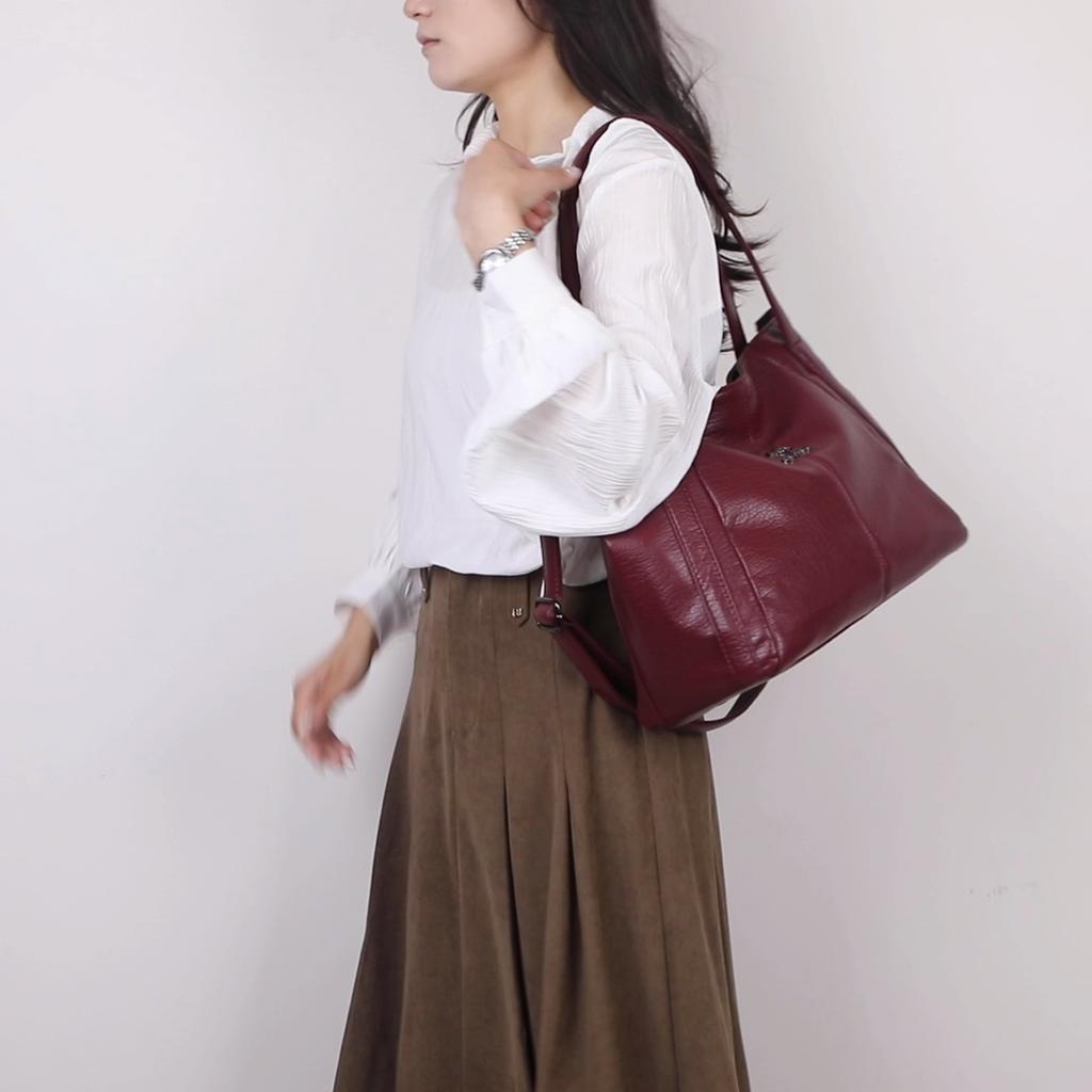 Women's Vintage Handbag Shoulder Bag Large Capacity Tote Bag