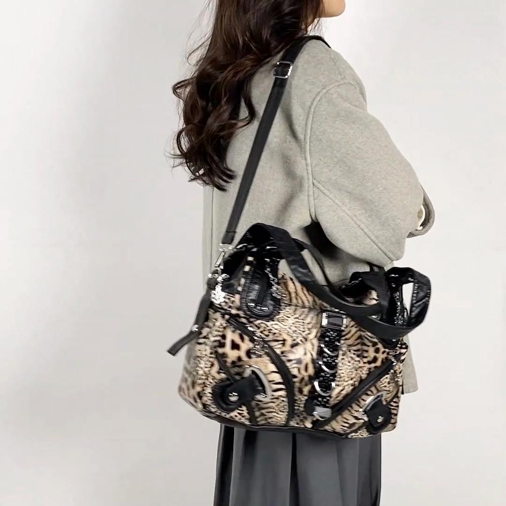 Mother Bag Leopard Print Tote Bag Women's Shoulder Bag