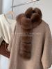 Faux Fox Fur Scarf for Women - Long Stylish and Elegant Shawl - Eco-friendly Neck Warmer for Winter Women's Scarves