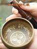 9cm Brass Singing Bowl Stick Bell Meditation Sound Bowls and Spiritual Instruments Sound Healing Instrument