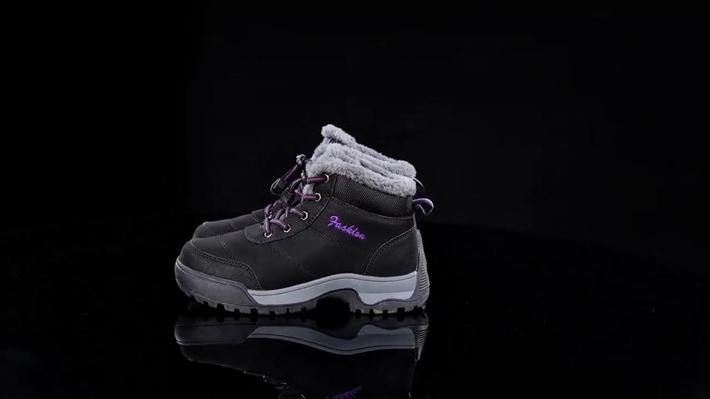 Warm Fur Lightweight Cotton Shoes Men Walking Footwear Male Winter Shoes Sneakers