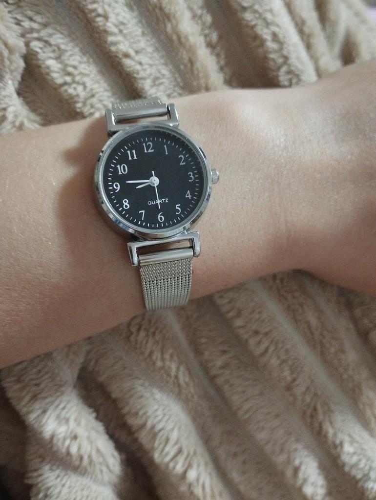 Orologio Donna Quadrato In Acciaio Inossidabile - Analogico Al Quarzo Con Quadrante A Scala - Impermeabile E Regolabile