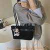 Pu Suede Shoulder Bag For Women With Zipper Closure And Inner Pouch For Daily Use