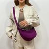 Small Bag Women's Simple All-Match Satchel Shoulder Bag Crossbody Dumpling Bag for Travel