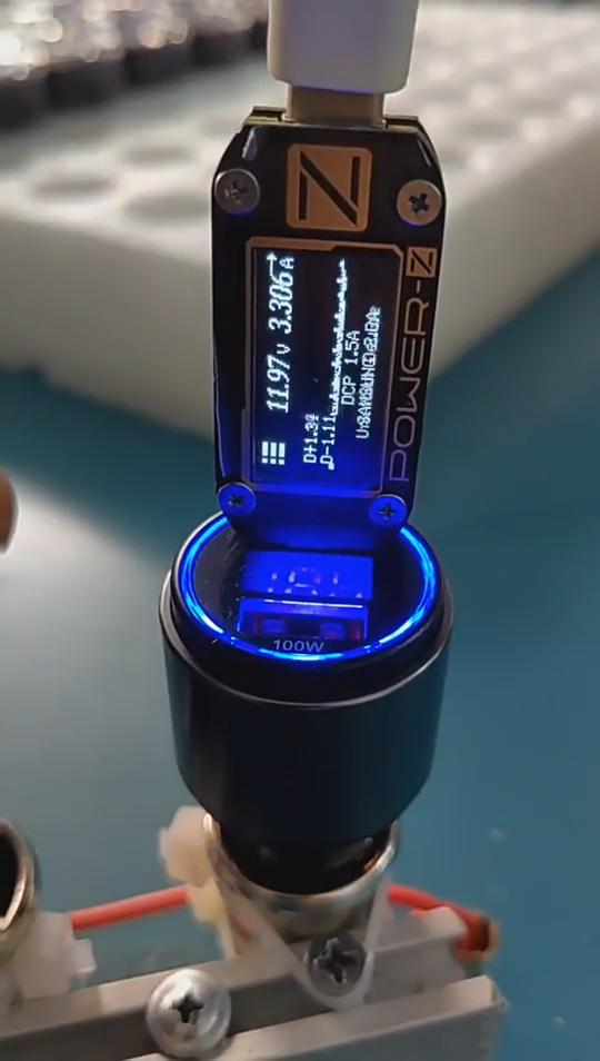8-Port 66W Car Charger 12-24V with PD & QC 3.0, LED Voltmeter, Universal for Smartphones, Cigarette Lighter Plug, Auto Accessories
