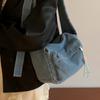 Large Capacity Shoulder Bag Women's Denim Crossbody Bag
