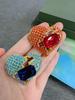 Cross-border New Full Diamond Peach Heart Brooch Women's Alloy Rhinestone Temperament Versatile Clothing Pin Brooch Anti-light Fixing