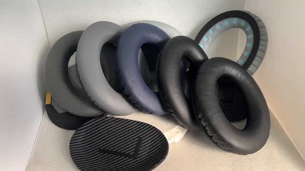 1Pair Leather Earpads Soft Foam Ear Cushion Case Replacement for Edifie W800BT W808BT K800 K830 K815P K841P G1 G20 Headphones
