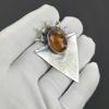 Natural Baltic Amber Gemstone Silver Pendant In 925 Sterling Silver- Handmade Design, Everyday Wear Jewelry, Unique Pendant Mother's Day Gift