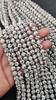 Natural Matt Dalmatian jasper, Smooth Dalmatian Stone beads, Black Spotted Dot, Dot Spot Healing Jewelry Making Beads, 6mm 8mm 10mm Size.