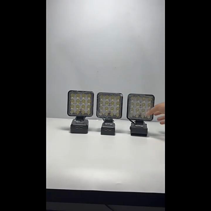 LED Work Light Cordless 18V Lithium Battery Powered Super Bright Outdoor Security Lamp Floodlight Sp
