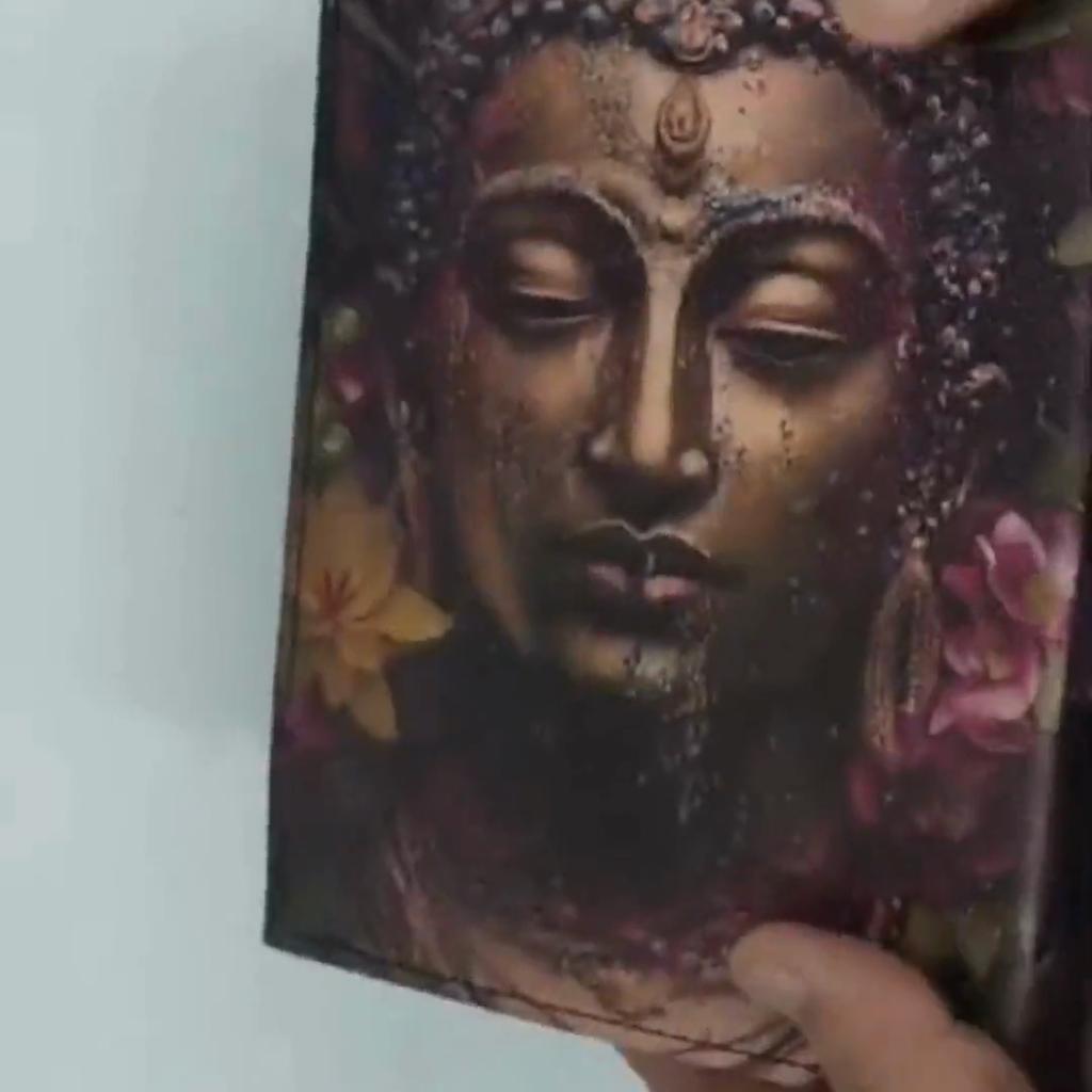 Journaux Spirituels en Cuir – Visage de Bouddha, Arbre de Vie & Œil Maléfique Mystique | Carnet de Bord Vintage Verrouillé Fait Main