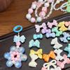 2/10Pcs Acrylic AB Color Bow Bead Scattered Beads For DIY Bracelets Necklaces Jewelry Making