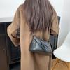 Soft Leather Women's Small Square Bag Shoulder Bag Middle-Aged Mother's Bag Commuter Crossbody Bag