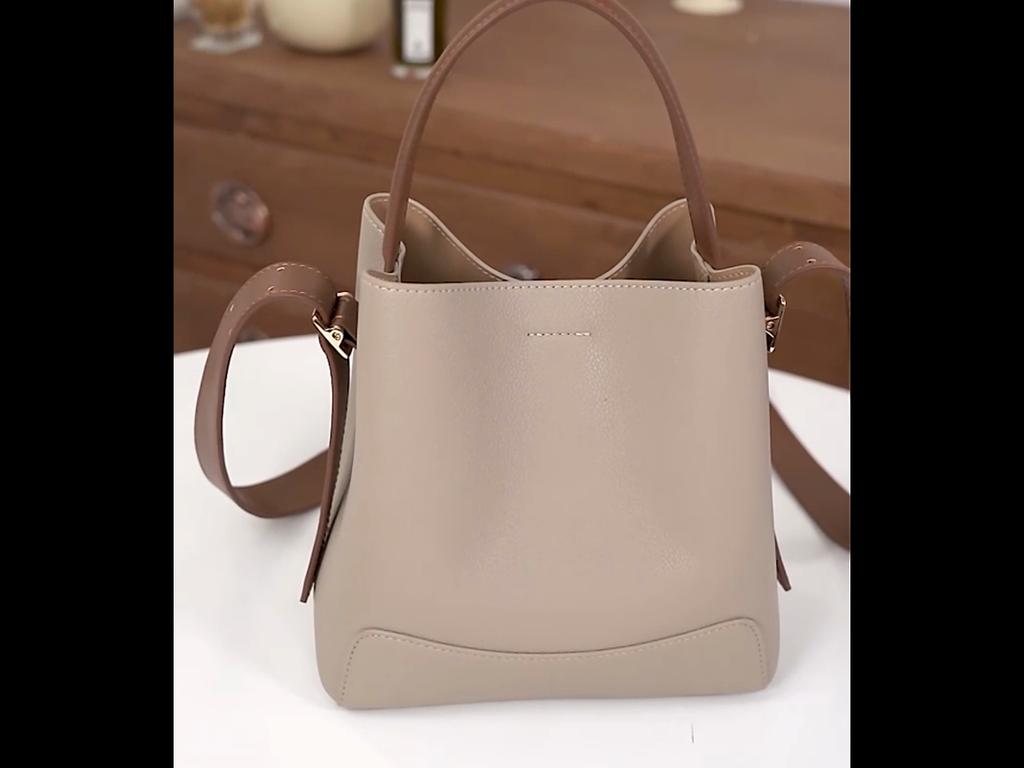 MEXICAN Women's Crossbody Bag, Handbag, Shoulder Bag, Versatile Bucket Bag, Khaki
