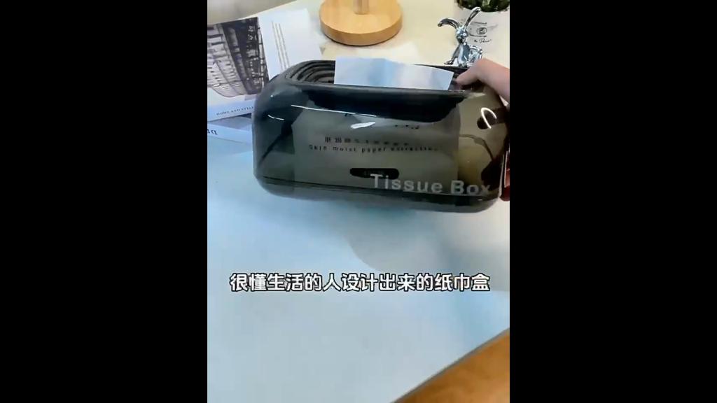 Sunken Transparent Tissue Box Easy To Take Out Innovative Style  Creative Design Home Luxury Style