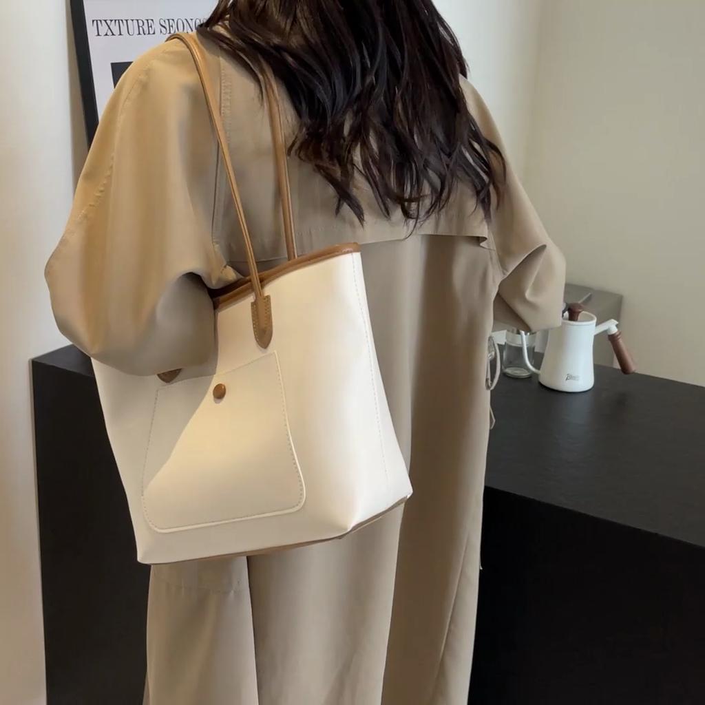 Large Capacity Underarm Bag Women's Shoulder Crossbody Bag Commuter Tote Bag