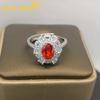 Sace Gems Classic Copper Alloy Zircon Ring Ladies Jewelry Wedding Promise Party Gift