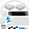 Balloon Arch Set With Plastic Frame And Water Bag Bases For Holiday Events And Celebrations