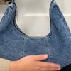 Women's Denim Tote Bag Large Capacity Shoulder Bag